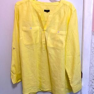 Talbot’s women’s 100% linen tunic